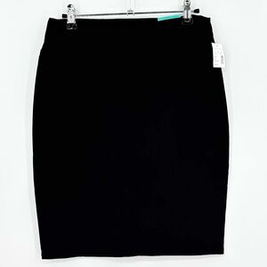 Maurices Classic Black Pencil Mini Skirt, Small